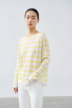 将图片加载到图库查看器,ÀIMAI JPG Classic Vitage Strip Merino Sweater
