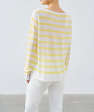 将图片加载到图库查看器,ÀIMAI JPG Classic Vitage Strip Merino Sweater