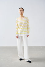 将图片加载到图库查看器,ÀIMAI JPG Classic Vitage Strip Merino Sweater