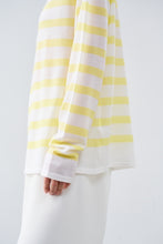 将图片加载到图库查看器,ÀIMAI JPG Classic Vitage Strip Merino Sweater