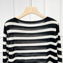 将图片加载到图库查看器,ÀIMAI JPG Classic Vitage Strip Merino Sweater