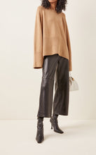 Cargar imagen en el visor de la galería, Raglan Cashmere Wool Round Neck Long Sleeves Sweater