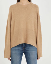 Cargar imagen en el visor de la galería, Raglan Cashmere Wool Round Neck Long Sleeves Sweater