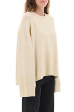 Cargar imagen en el visor de la galería, Raglan Cashmere Wool Round Neck Long Sleeves Sweater