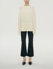 Cargar imagen en el visor de la galería, Raglan Cashmere Wool Round Neck Long Sleeves Sweater