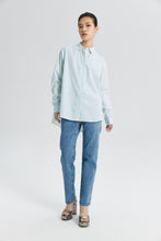 Charger l'image dans la galerie, Capri Green and White Striped Shirt