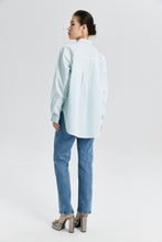 Charger l'image dans la galerie, Capri Green and White Striped Shirt