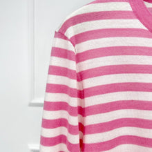 Cargar imagen en el visor de la galería, Lisa Striped Knit Extra Fine Merino Round Neck Sweater