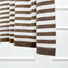 Cargar imagen en el visor de la galería, Lisa Striped Knit Extra Fine Merino Round Neck Sweater