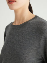 将图片加载到图库查看器,Lisa Extra Fine Merino Round Neck Long Sleeve Sweater