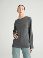 将图片加载到图库查看器,Lisa Extra Fine Merino Round Neck Long Sleeve Sweater