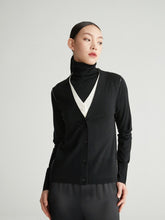 Charger l'image dans la galerie, Memaire Double-Layered Extra Fine Merino Cardigan