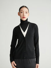 Charger l'image dans la galerie, Memaire Double-Layered Extra Fine Merino Cardigan