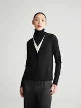 Charger l'image dans la galerie, Memaire Double-Layered Extra Fine Merino Cardigan