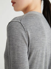 Charger l'image dans la galerie, Memaire Double-Layered Extra Fine Merino Cardigan