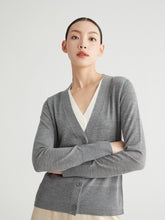 Charger l'image dans la galerie, Memaire Double-Layered Extra Fine Merino Cardigan
