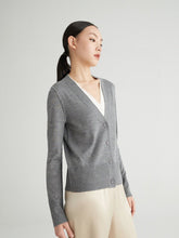 Charger l'image dans la galerie, Memaire Double-Layered Extra Fine Merino Cardigan