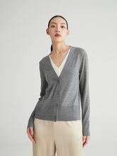 Charger l'image dans la galerie, Memaire Double-Layered Extra Fine Merino Cardigan