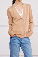 Charger l'image dans la galerie, Memaire Double-Layered Extra Fine Merino Cardigan
