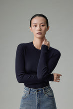画像をギャラリービューアに読み込む, Cindy Pit Knit Extra Fine Merino Sweater