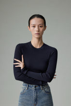 画像をギャラリービューアに読み込む, Cindy Pit Knit Extra Fine Merino Sweater