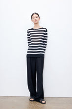 将图片加载到图库查看器,ÀIMAI Sea Soul Breeze Retro Dream Stripes Double Extra Superfine Merino Wool Top