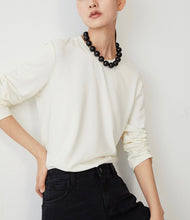 Load image into Gallery viewer, Cashfeel Round Neck Long Sleeve T-Shirt