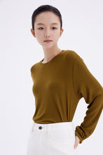 Load image into Gallery viewer, Cashfeel Round Neck Long Sleeve T-Shirt