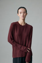 Load image into Gallery viewer, Cashfeel Round Neck Long Sleeve T-Shirt