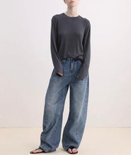 Load image into Gallery viewer, Cashfeel Round Neck Long Sleeve T-Shirt