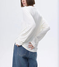 Load image into Gallery viewer, Cashfeel Round Neck Long Sleeve T-Shirt