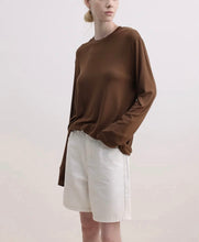 Load image into Gallery viewer, Cashfeel Round Neck Long Sleeve T-Shirt