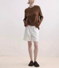 Load image into Gallery viewer, Cashfeel Round Neck Long Sleeve T-Shirt