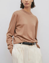 Load image into Gallery viewer, Druyes Ultra-Fine Merino Wool Round Neck Long Sleeve Sweater