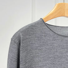 Load image into Gallery viewer, Kow Extra Fine Merino Wool & Silk Blend Roll Edge Knit Short Sleeve Sweater