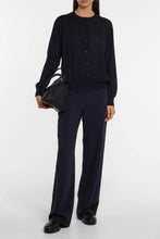 Load image into Gallery viewer, Battersea Super Extra Fine Merino Wool Round Neck Long Sleeve Cardigan