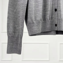 Load image into Gallery viewer, Battersea Super Extra Fine Merino Wool Round Neck Long Sleeve Cardigan