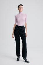 Load image into Gallery viewer, Lydia Merino Wool Turtleneck Short Sleeves Sweater