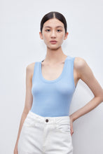 Load image into Gallery viewer, Marina Extra Fine Merino U-Neck Tank — Elevated Comfort for Every Season