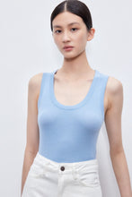 Load image into Gallery viewer, Marina Extra Fine Merino U-Neck Tank — Elevated Comfort for Every Season