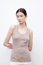 Load image into Gallery viewer, Marina Extra Fine Merino U-Neck Tank — Elevated Comfort for Every Season
