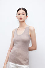 Load image into Gallery viewer, Marina Extra Fine Merino U-Neck Tank — Elevated Comfort for Every Season