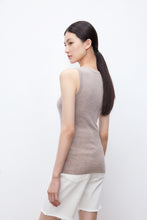 Load image into Gallery viewer, Marina Extra Fine Merino U-Neck Tank — Elevated Comfort for Every Season