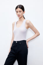 Load image into Gallery viewer, Marina Extra Fine Merino U-Neck Tank — Elevated Comfort for Every Season