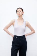 Load image into Gallery viewer, Marina Extra Fine Merino U-Neck Tank — Elevated Comfort for Every Season
