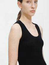 Load image into Gallery viewer, Marina Extra Fine Merino U-Neck Tank — Elevated Comfort for Every Season