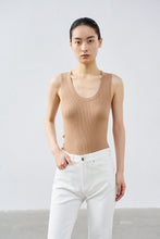 Load image into Gallery viewer, Marina Extra Fine Merino U-Neck Tank — Elevated Comfort for Every Season