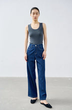 Load image into Gallery viewer, Marina Extra Fine Merino U-Neck Tank — Elevated Comfort for Every Season
