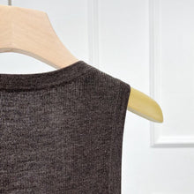 Load image into Gallery viewer, Marina Extra Fine Merino U-Neck Tank — Elevated Comfort for Every Season