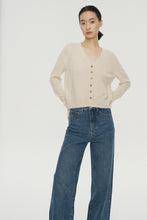 Load image into Gallery viewer, Grace V-Neck Long Sleeve Premier Cashmere Cardigan